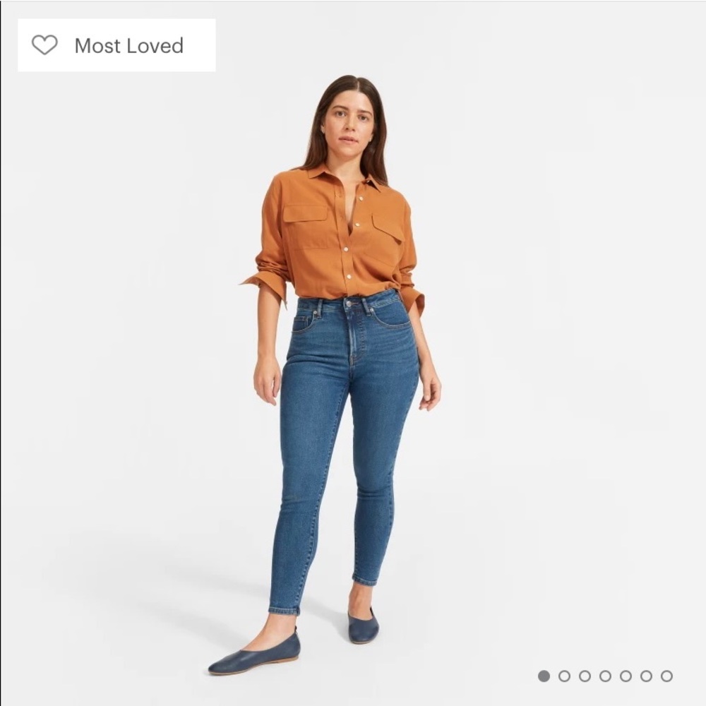 Everlane Ankle High Rise Skinny Jeans